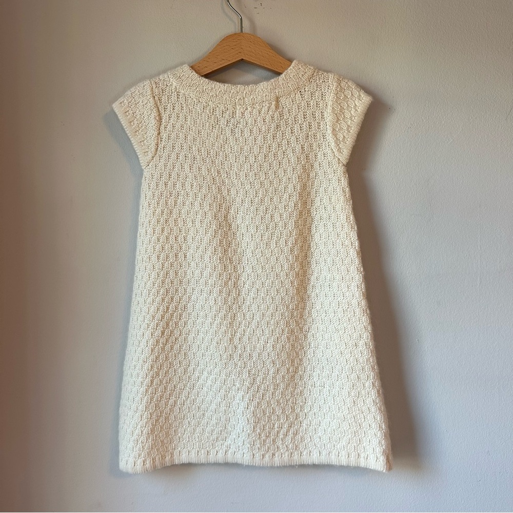 Design History Ivory Knit Dress Size 4T - Picture 7 of 9